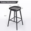 Tabouret de bar en bois massif Danel-927250378-877360256