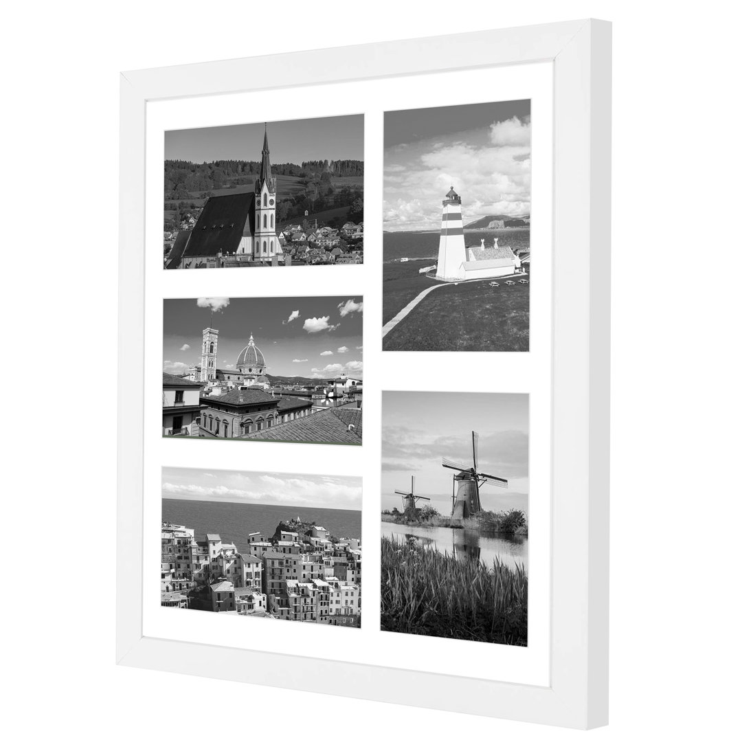 Arhaan Wood Collage Picture Frame Latitude Run®
