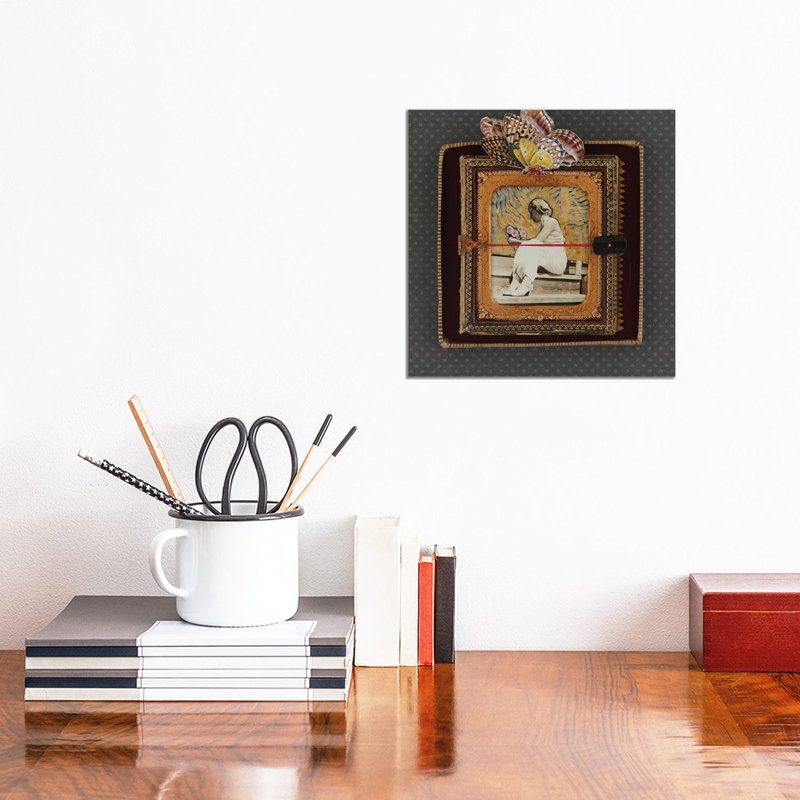 Coy Nellie by Susan Savory - No Frame Gallery-Wrapped Canvas Giclée on Canvas, 30.48cm H x 30.48cm W