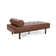 Asya Faux Leather Chaise Lounge