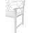 Outdoor Porch Bench In White - Metal With Strong And Armrest, For , Yard, Porch, Balcony, Fits 2 3 Persons Modern Seat Construction & Accommodates