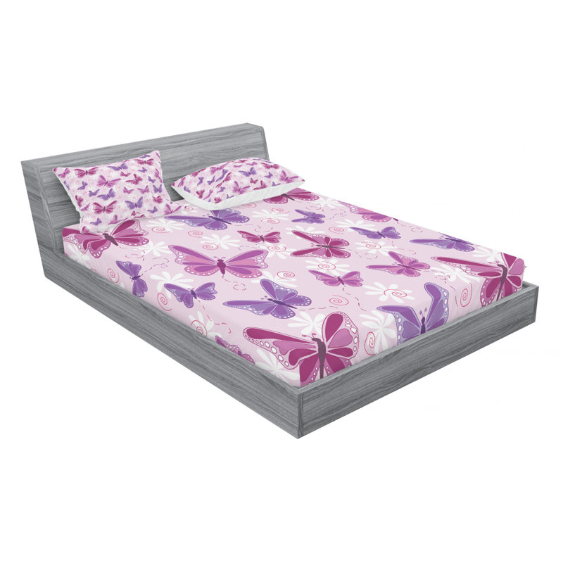 Microfiber Sheet Set, Full Sheet Set with Fitted Sheet