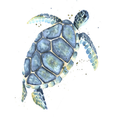 " Watercolor Sea Turtle "