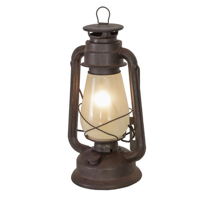 12"H Miners Lantern Table Lamp