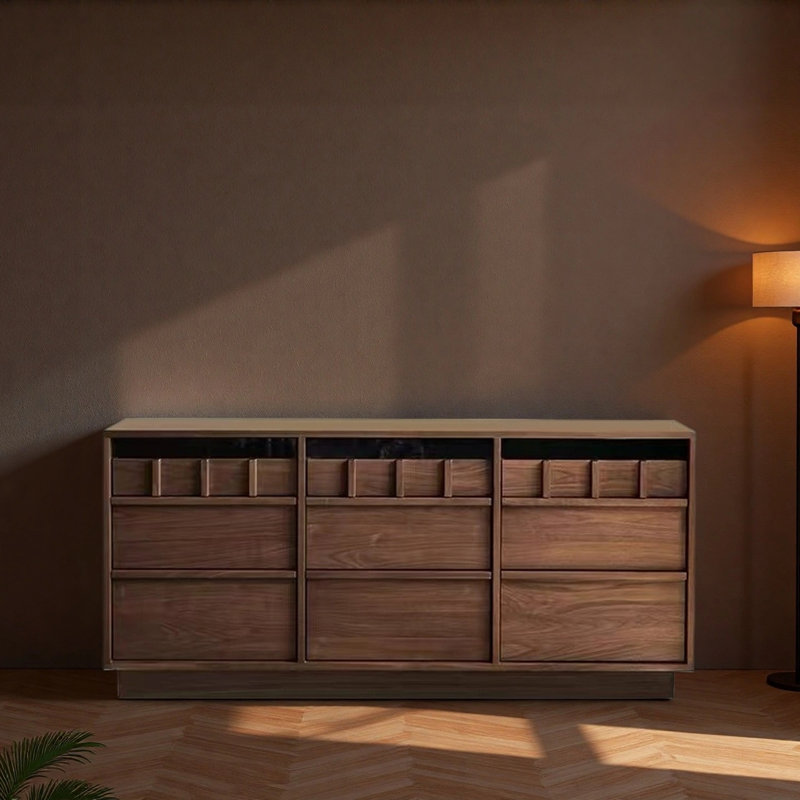 Retro High End Sideboard, 28.74" H x 62.99" W x 15.75" D