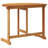  Balcony Table Brown Solid Acacia Wood Medium Foldable