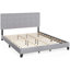 Lit plateforme tapissier capitonné à profil bas Carlester-1252647157-1237505573