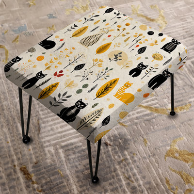 Freeney - Animal Print Rectangle Ottoman