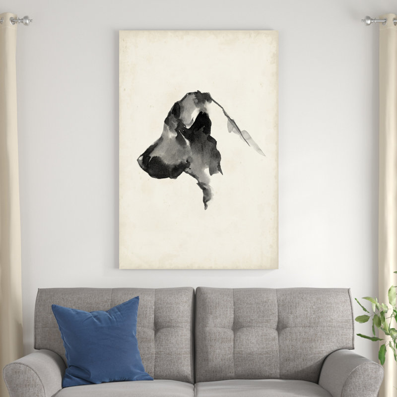 Profil de chiot II, H 48 po x l 32 po
