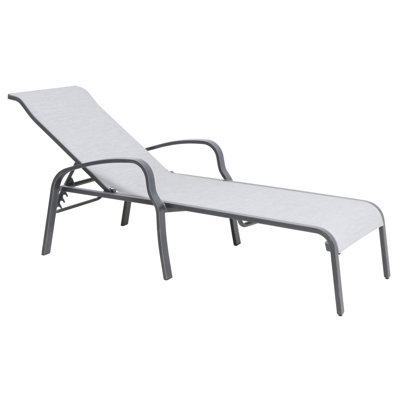 Chaise longue inclinable 66,34 po Amabelle