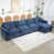 Blue Chenille