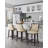 Emperor Traditional Vegan Leather Upholstered Beech Wood Bar Stool in Cream-90541463