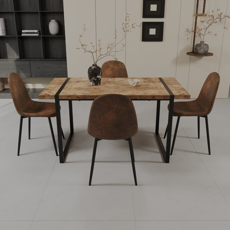 Functional Dining Table Set Mdf Modern Style For Kitchen