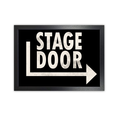 Stage Door Horizontal - Print