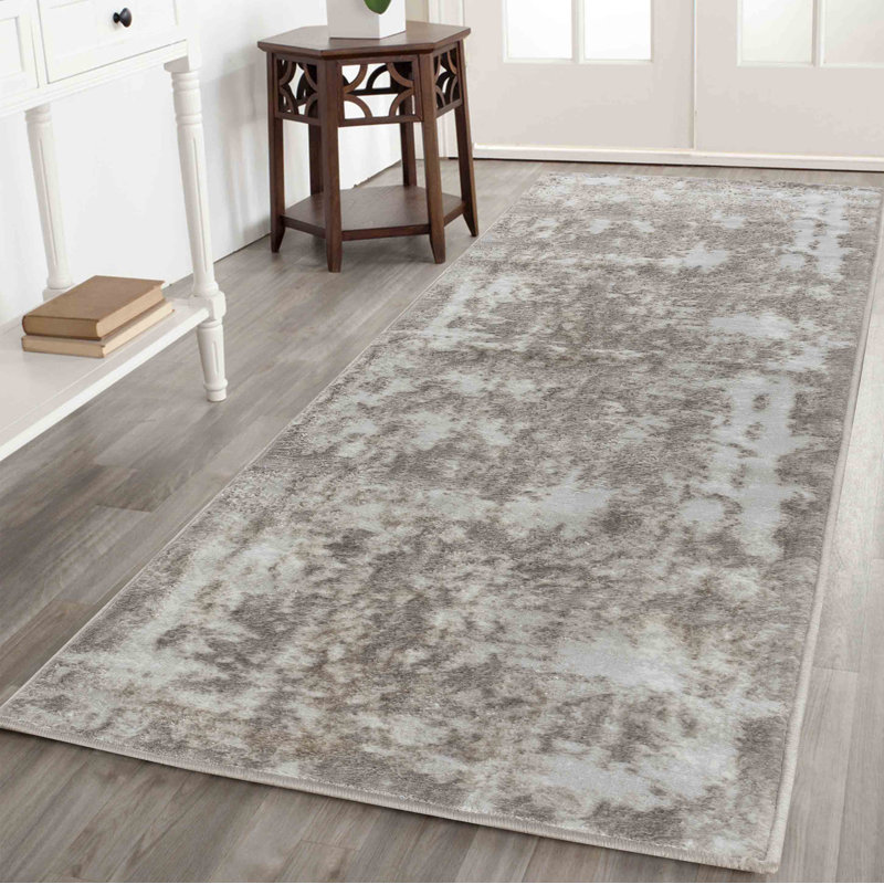 Galt Abstract Area Rug, Runner 60cm x 220cm