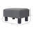 Ottoman Foot Rest, Small Foot Stool with Linen Fabric Upholstery and Plastic Legs, Cube Ottoman for Living Room-31207529