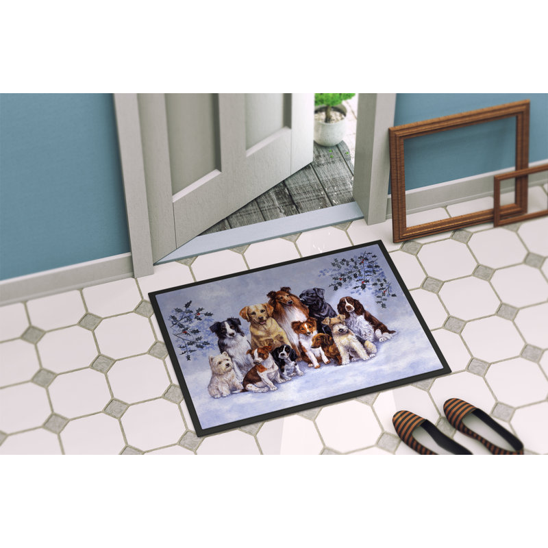 Non-Slip Outdoor Doormat, Rectangle 1'6" x 2'3"