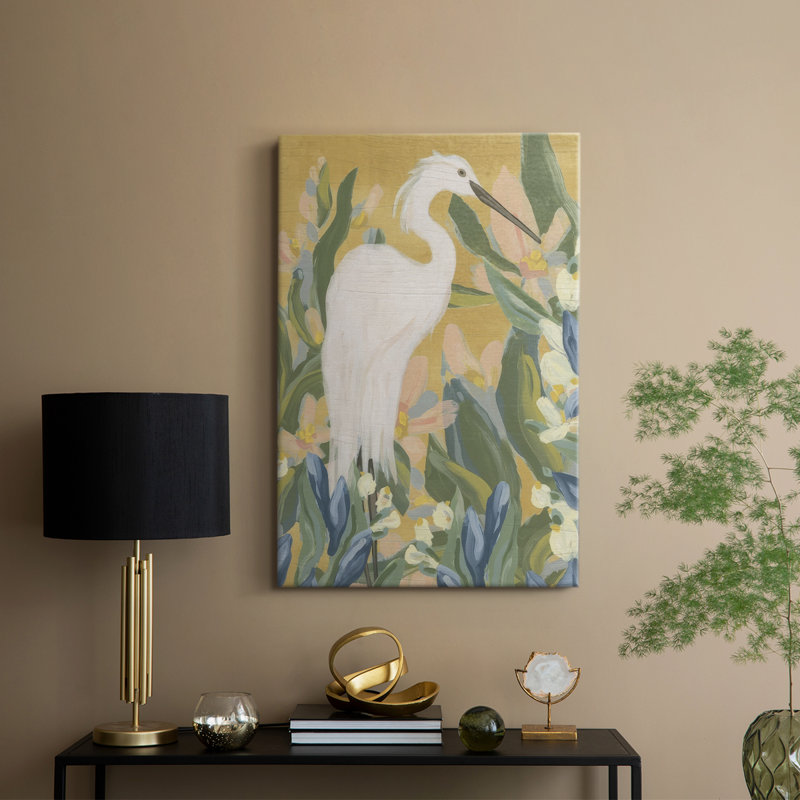 Aigrette florale II - galerie Cavas sur mesure, H 18 po x l 12 po