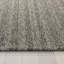Tapis gris en viscose / laine crocheté à la main Cherif Wilton-24292858