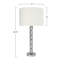 Lampe de table 28,75 po Mettler-173928507