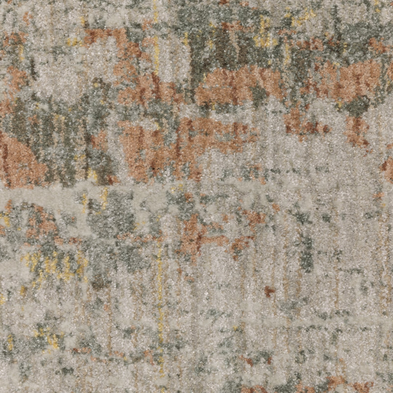 Michels Distressed Abstract Grey/ Multi Area Rug, Rectangle 3'3" x 4'12"