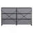 6-Drawer Dresser With Large Fabric Drawers, Black-1902758864