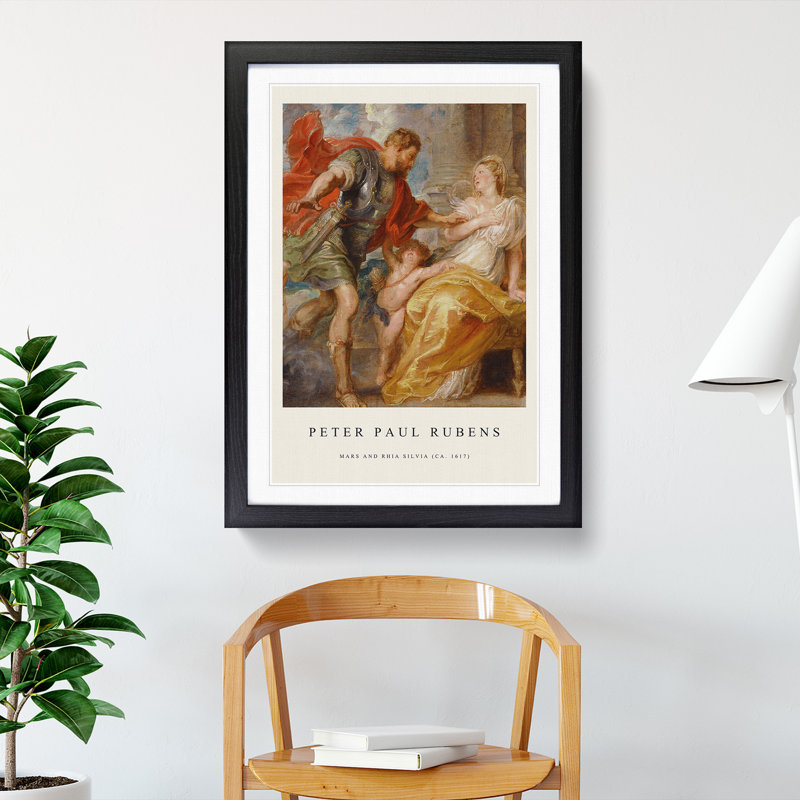 Modello by Peter Paul Rubens - Picture Frame Painting, Black, 48cm H x 36cm W x 2cm D