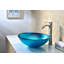 Lavabo de salle de bain vasque circulaire en verre trempé Taba Lustrous