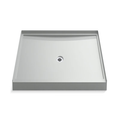 Rely 60" W X 42" D Single Threshold Shower Base with Center Drain
