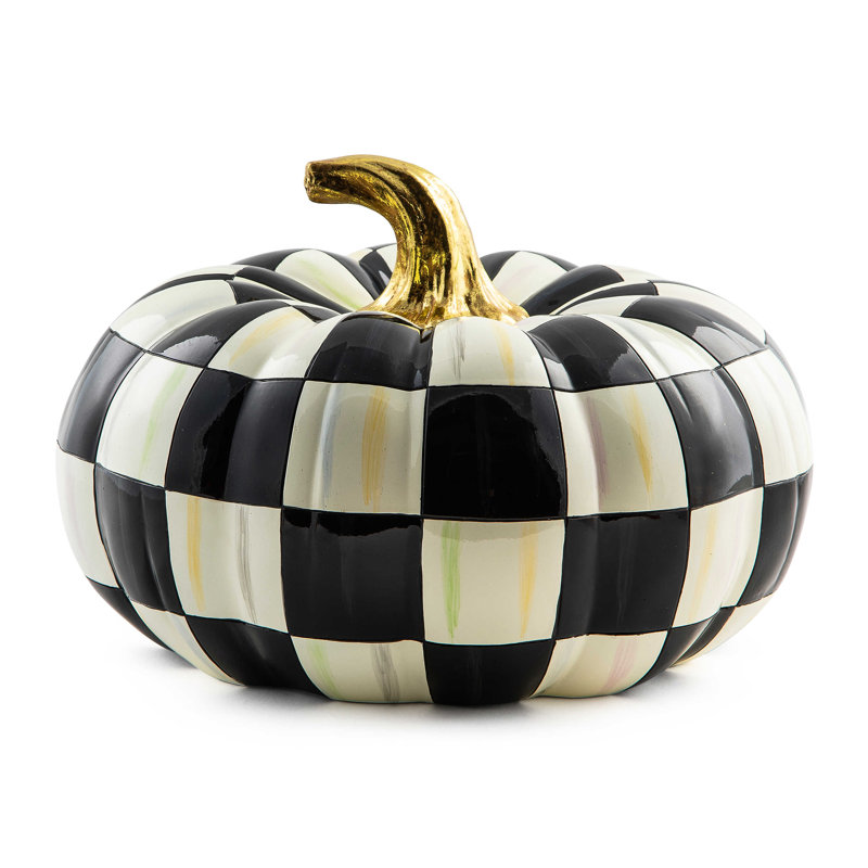 Courtly Check® Squashed Glossy Medium Pumpkin