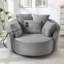 Fauteuil demi-tonneau pivotant à 360 °-1749952544