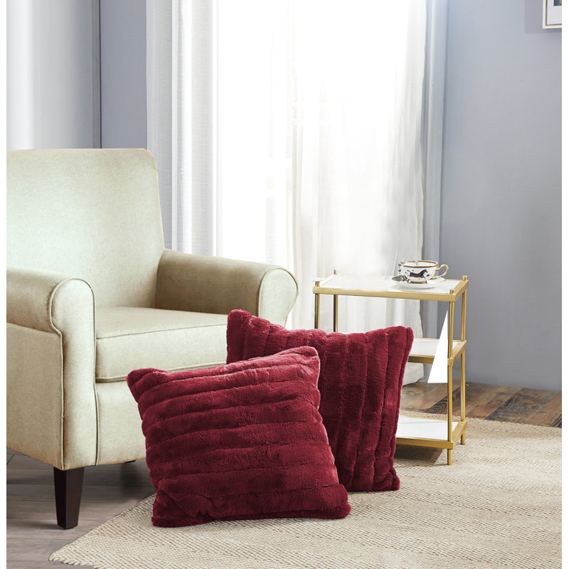 Supermink Square Euro Pillow Cover, Tawny Port