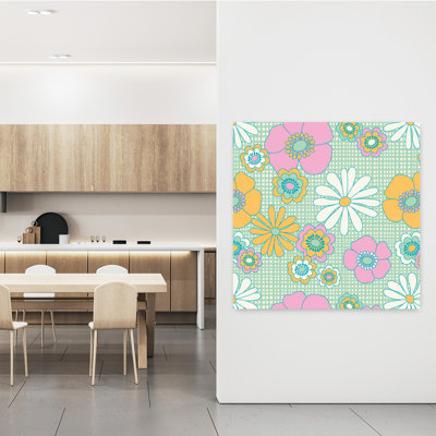 Contemporary Art Abstract Daisy Nature Spring Art
