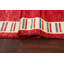 Tapis rouge en laine rouge Gabbeh Kashkoli