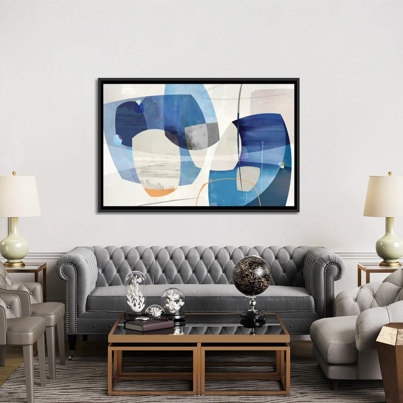 «Shapes and Shapes» par PI Studio - Estampe numérique sur toile tendue avec châssis, H 18 po x l 26 po x P 1,5 po