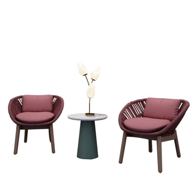 Outdoor Table And Chair Set(Excluding Pillows)