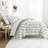 All Season Down-Alternative Reversible Comforter Set in Botanical Sage Green-5306032