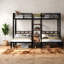 Lits peu encombrants avec rangement, lit simple en métal triple, maison moderne