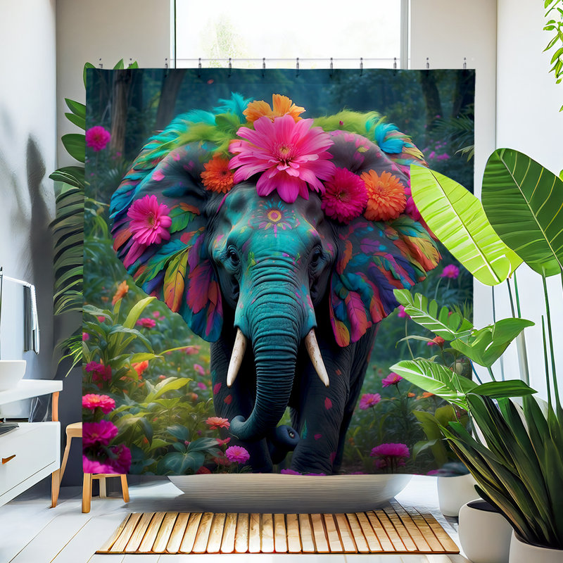 Floral Shower Curtain