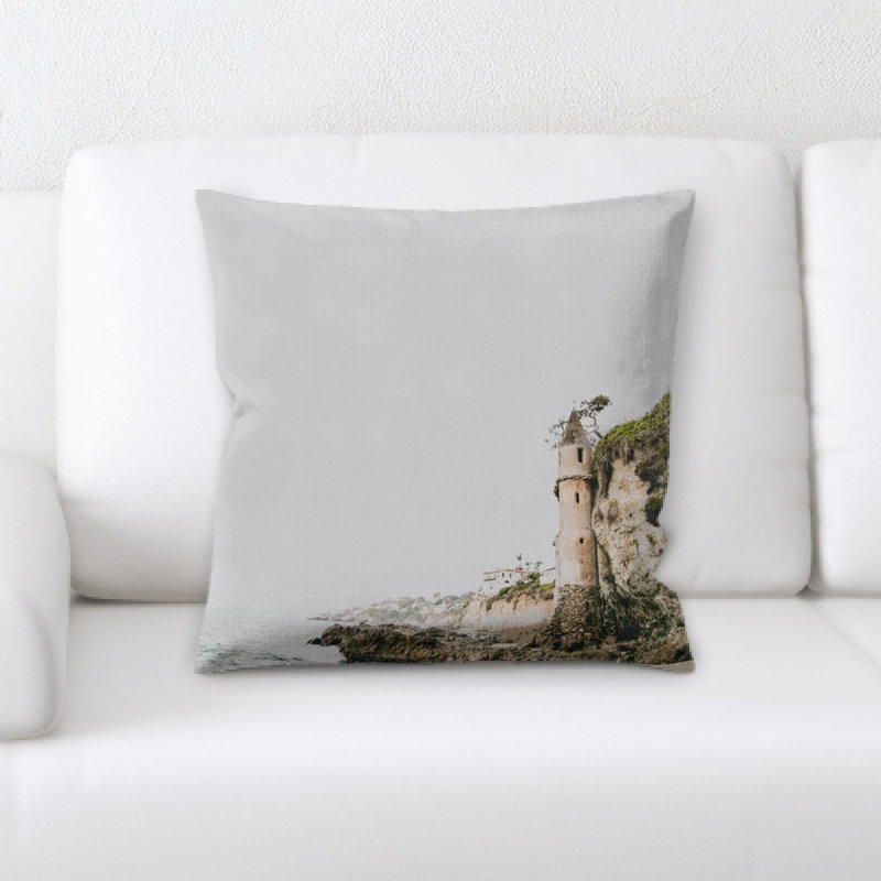 Microsuede Reversible Throw Pillow
