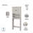Keyunta Single Bathroom Vanity with Ceramic Top-661199570