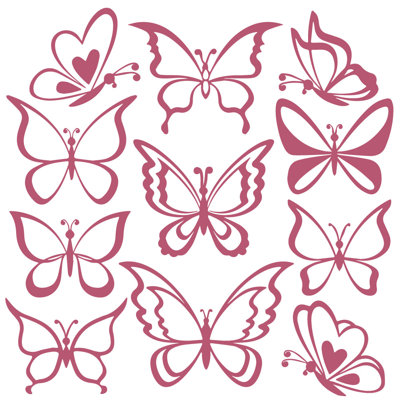 Adhésif décoratif papillon