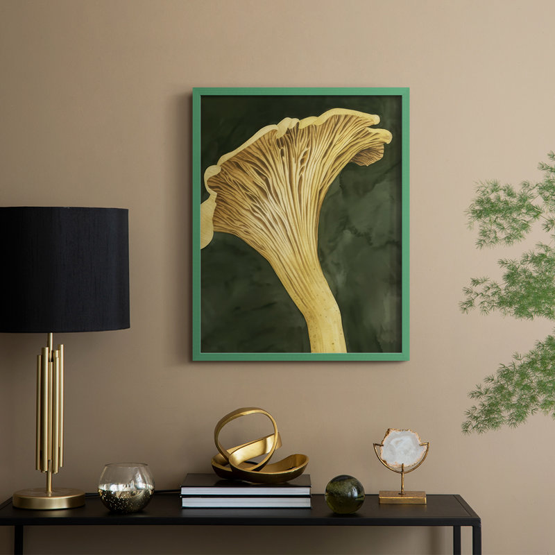 Chanterella I Framed Print - Solid Wood, H 15 po x l 12 po, Vert