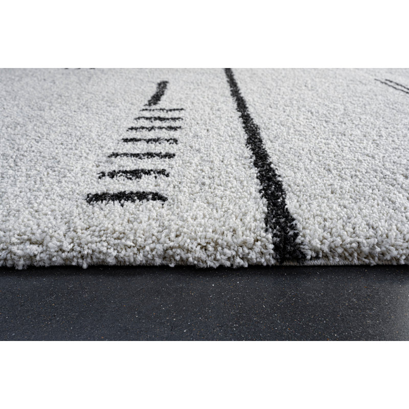 Minimalist Polypropylene Area Rug, Rectangle 9'2" x 12'5"