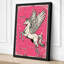 Pegasus in Flight Retro - Wrapped Canvas-44362009-44362015
