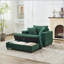 Chaise longue avec repose-pieds de rangement amovible, canapé-lit, canapé-lit rembourré et coussins-934427643