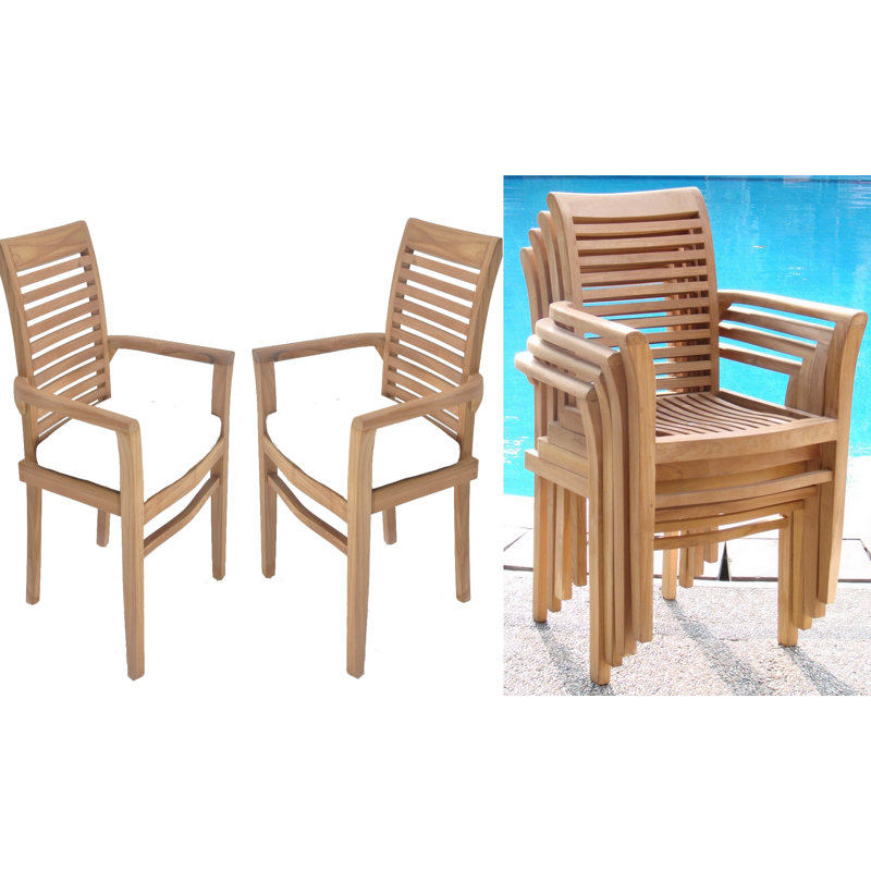 Mas Outdoor Teak Dining Armchair