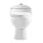 Toilette allongée une pièce à double chasse Château, 1,1 / 1,6 gpc-91874586