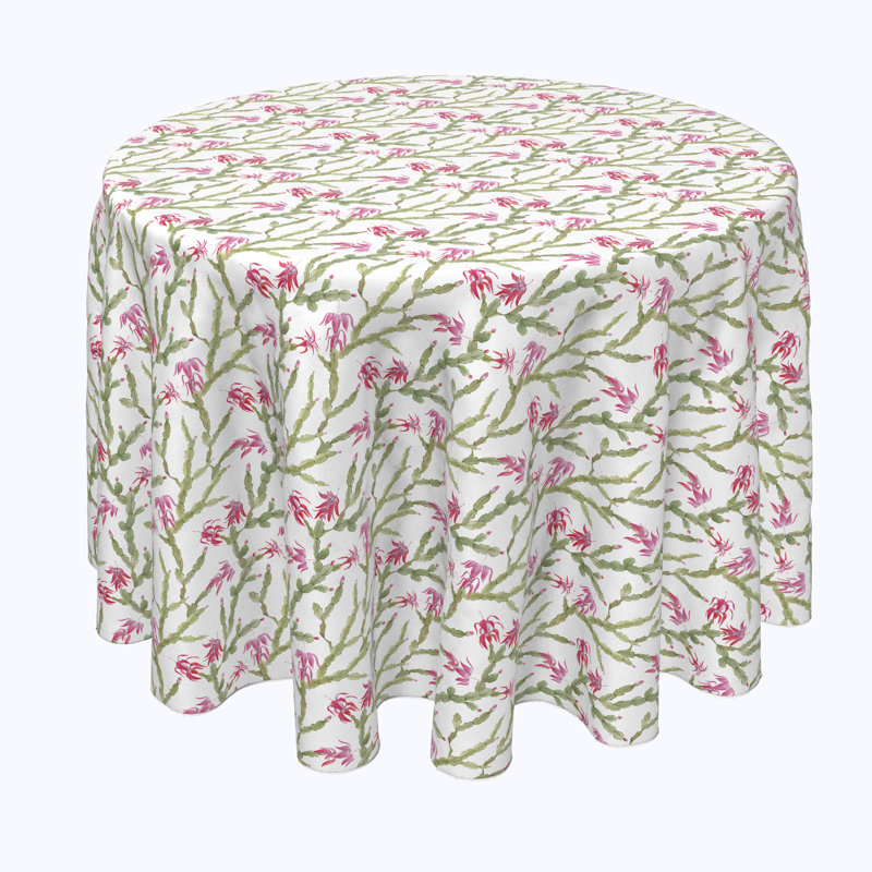 Biggs Floral Round Tablecloth, 120" x 120"