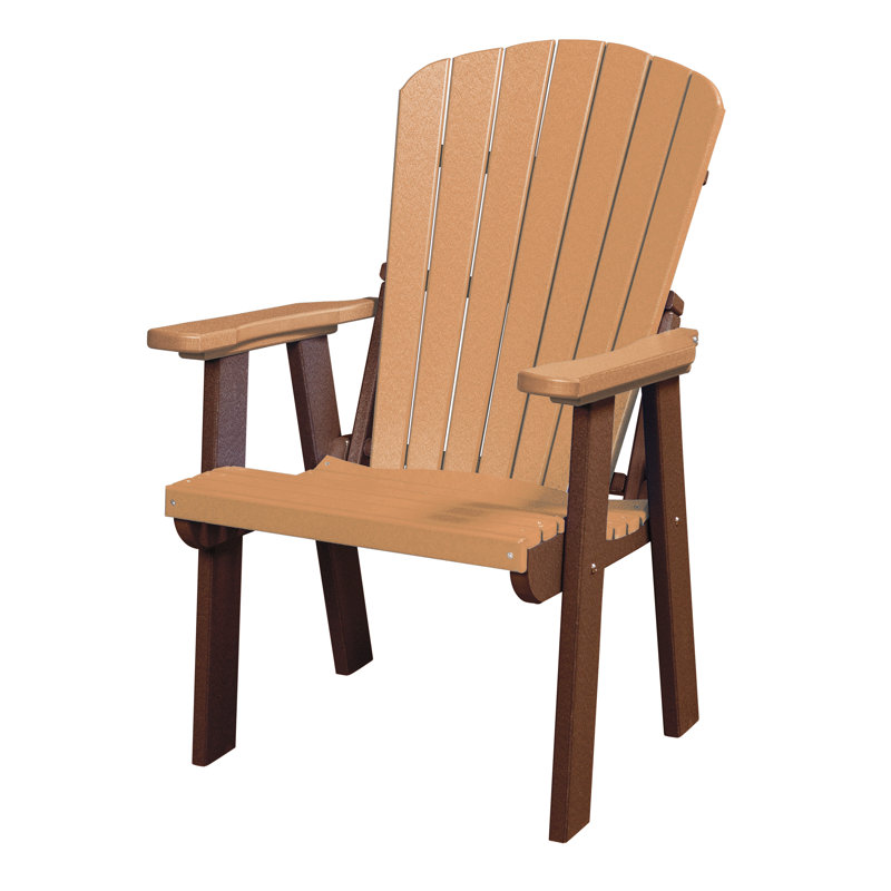 Hubert Outdoor Adirondack Chair, Cedar/Tudor Brown